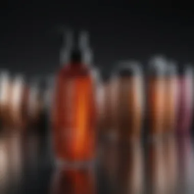 Hair Products for Maintaining Straightness Display of hair care products for straight hair
