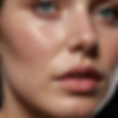 Understanding Acne-Prone Skin A close-up of skin showing acne-prone areas