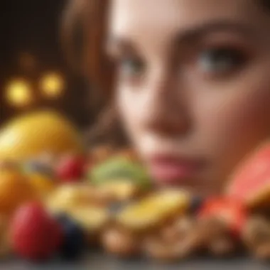 Healthy Snacks for Eye Wellness Healthy snacks including fruits and nuts