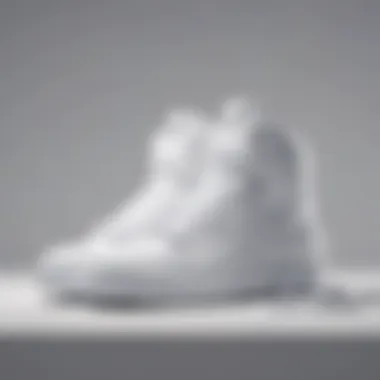 Diverse Fashion Styles with Nike High Tops Diverse fashion styles featuring all white Nike high tops in various settings.