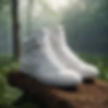Sustainable Practices in Nike High Tops Sustainable practices illustrated through eco-friendly Nike high tops.