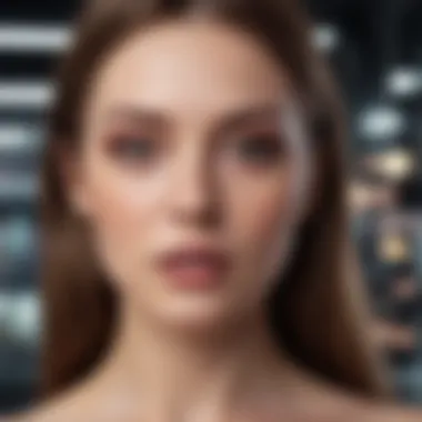 A conceptual image showcasing the technological influence on pornography consumption