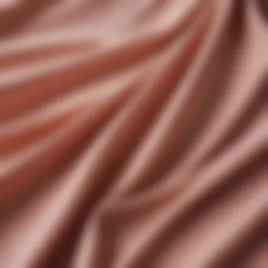 Close-up of fabric textures used in beach dress designs