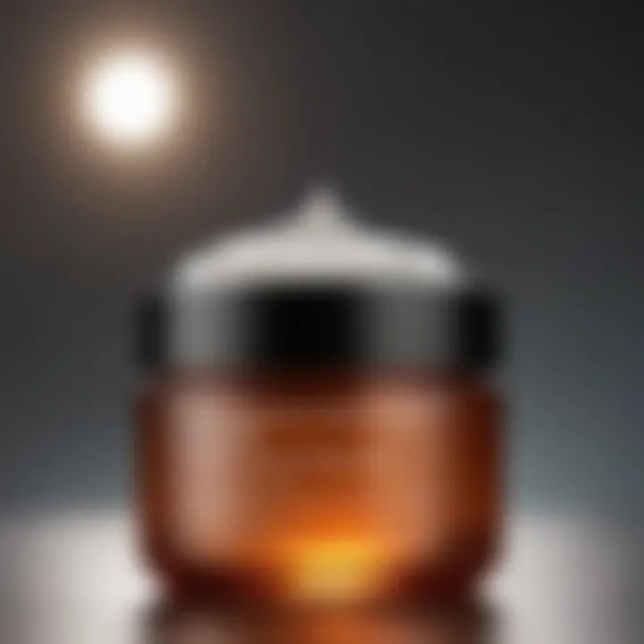 Ingredients list of a moisturizer highlighting key components