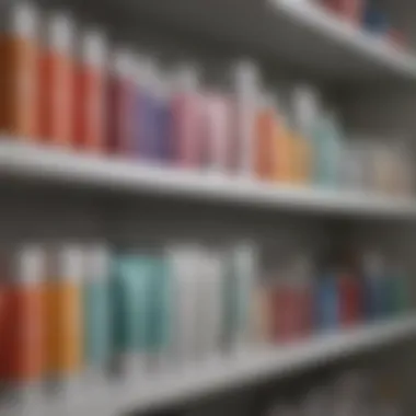 Affordable Options for Acne-Prone Skin Variety of moisturizer tubes on a shelf