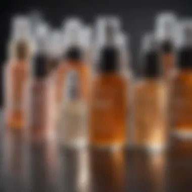 Ingredient labels highlighting key benefits of budget-friendly serums.