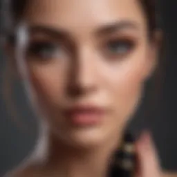 Luxurious mascara tube with intricate design