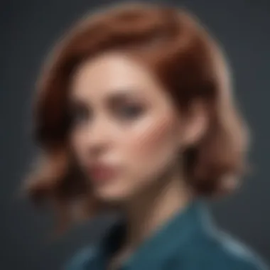 Hair color inspiration for cool tones