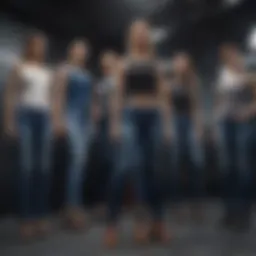 Stylish Tall Jeans Display