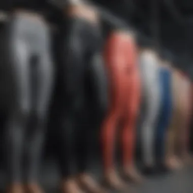 Comparative Analysis of Leading Legging Brands Side-by-side comparison of brand logos representing top legging manufacturers.