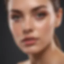 An array of oil-free foundations suitable for acne-prone skin