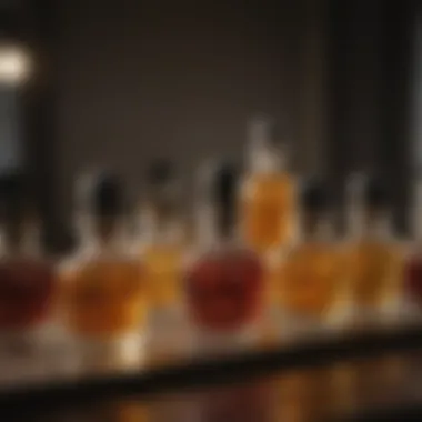 Varieties of Shine Oils in Elegant Bottles Varieties of shine oils in elegant bottles