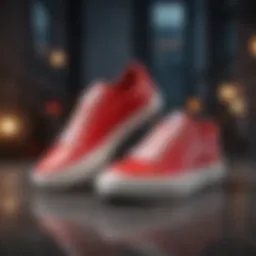 Trendy casual footwear showcasing vibrant colors and modern designs.