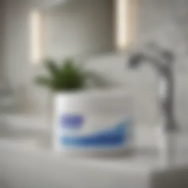 An array of popular whitening toothpaste brands showcased on a bathroom counter