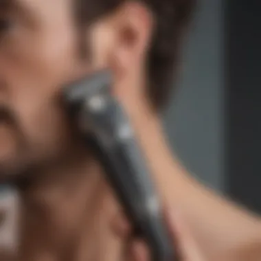Ergonomic Design for Comfortable Grooming User-friendly trimmer highlighting ergonomic design.