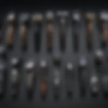 Diverse Selection of Grooming Trimmers An array of grooming trimmers showcasing diverse features.