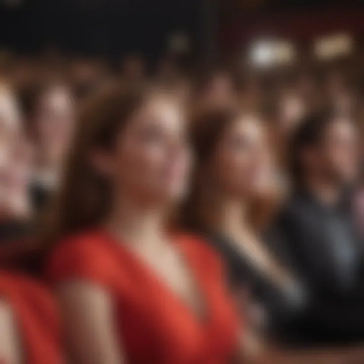 Audience reaction and engagement during a screening of Big Red