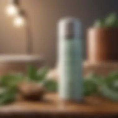 Natural Ingredients of Biossance Deodorant Biossance deodorant with natural ingredients displayed artistically