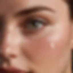 The birth control patch applied on the skin