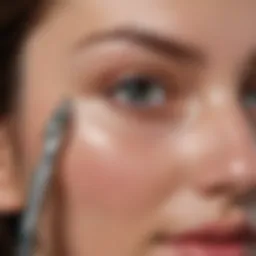 Close-up of blackhead extraction tools