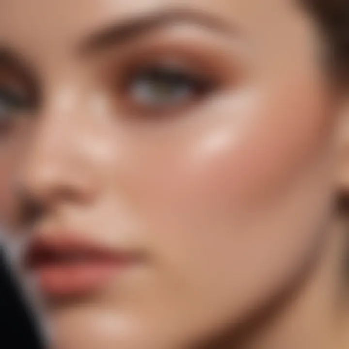 A visual comparison of Bye Bye Cosmetics and its main competitors highlighting market positioning.