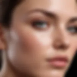 Chemical peel treatment showcasing the application on a skin surface.
