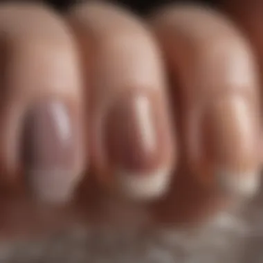 Diverse Base Coats for Dip Nails Close-up view of different base coats for dip nails showcasing their unique textures.