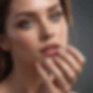 Infographic detailing key ingredients that benefit dip nail longevity and health.