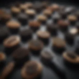 A variety of hairbrushes suitable for thick and tangled hair