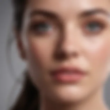 Serene Skincare Routine A serene environment showcasing a skincare routine focused on hydration.