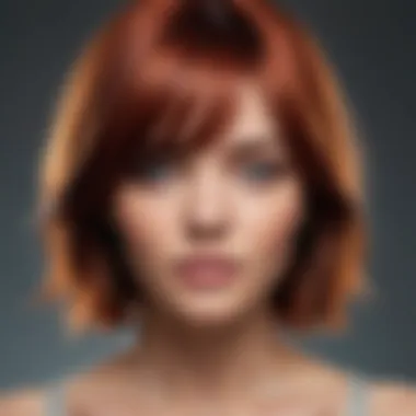 Psychological Impact of Hair Colors An artistic representation of the psychological impact of various hair colors.