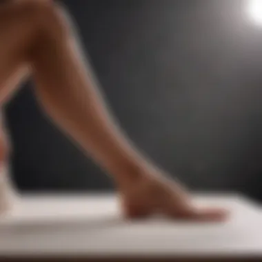 Effective leg waxing techniques demonstrated