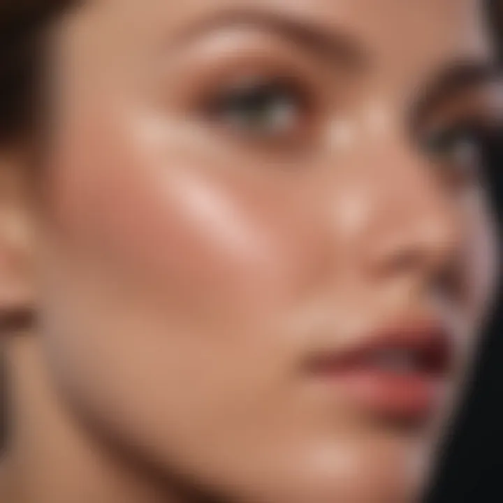 Professional skincare treatment in a clinic setting