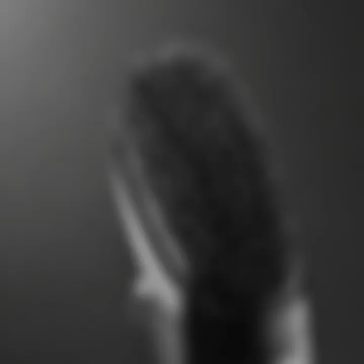 Close-up view of the Conair straightening brush showcasing its bristles and heating elements.