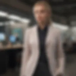 Chic office attire showcasing modern trends