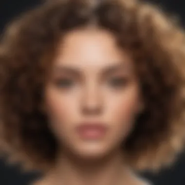 The Beauty of Curly Hair Texture Close-up of curly hair showcasing its texture