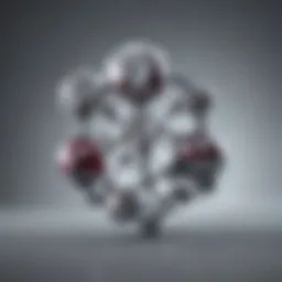 Chemical structure of retinol illustrating its molecular composition