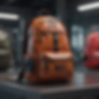 The Best Brands Merging Style and Function Collection of top designer gym backpacks showcased on a stylish display