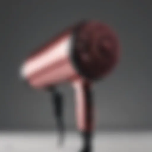 A sleek brush hair dryer showcasing innovative design.