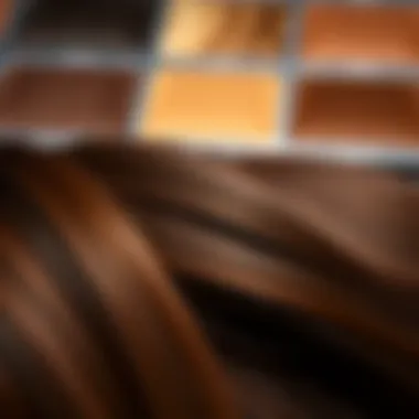 Exploring the Spectrum of Brown Hair Colors A palette of brown hair dye shades showcasing a variety of hues
