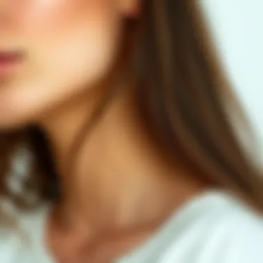 Identifying Warm Undertones for Brown Hair Close-up of a person's neck and shoulder with warm skin undertones