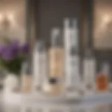 Elegant display of Doctor Sturm Skincare products