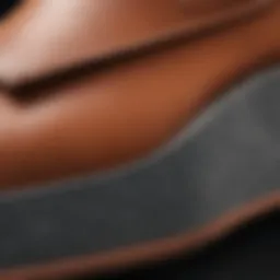 Close-up of Rothy's shoe material showcasing durability