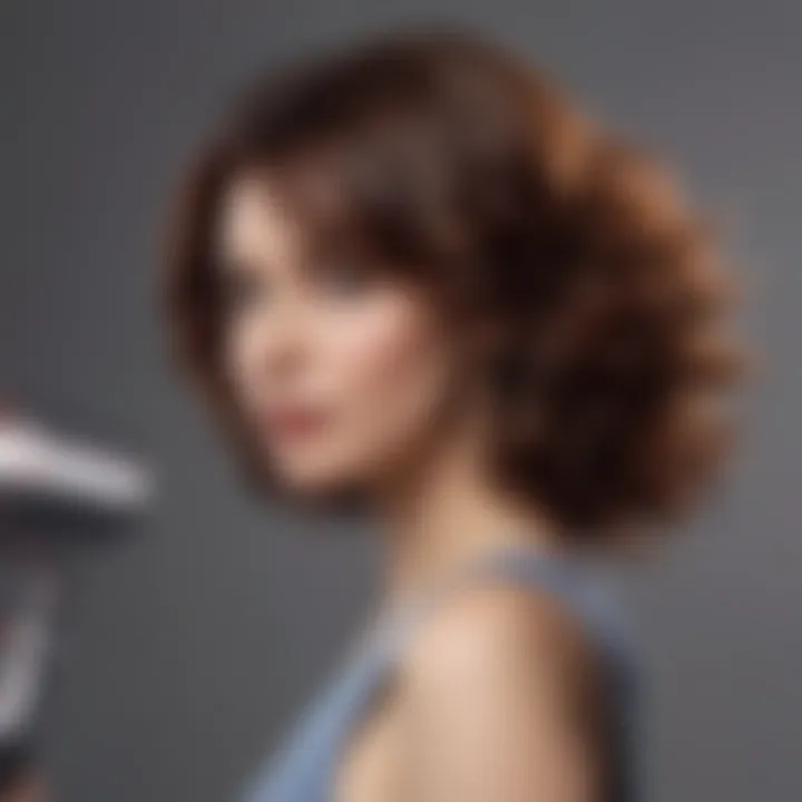 Dyson hair dryer highlighting advanced technology features