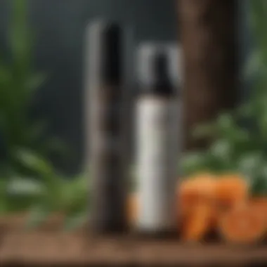Eco-Friendly Shave Gel Options Eco-friendly shave gel options displayed among natural elements
