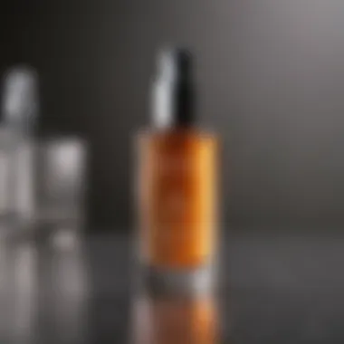 Preventive Measures for Ingrown Hair Skincare routine products displayed on a countertop