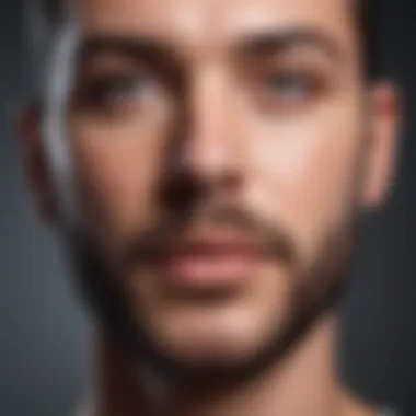 Treatment for Ingrown Facial Hair Soothing cream applied to the affected area