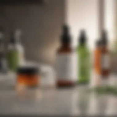Natural Remedies for Acne A natural remedy for acne displayed on a countertop