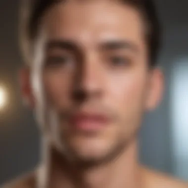 Routine for Radiant Skin Demonstration of skincare routine focusing on acne prevention.