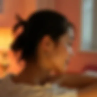 Lifestyle Changes for Acne Management Person practicing stress-reducing activities